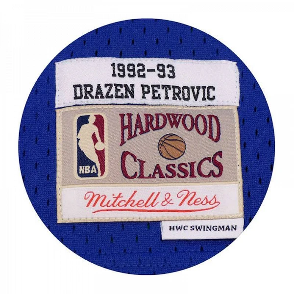 CAMISETA DRAZEN PETROVIC - NEW JERSEY NETS - SWINGMAN
