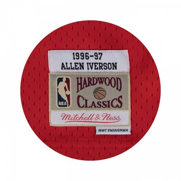 CAMISETA ALLEN IVERSON - SIXERS - SWINGMAN ROJA