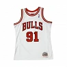 Camiseta Dennis Rodman - Chicago Bulls Swingman Mitchell and Ness blanca