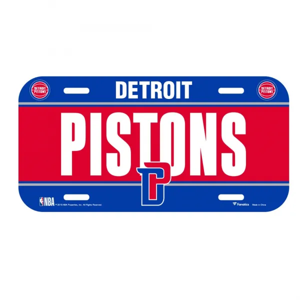 PLACA DETROIT PISTONS