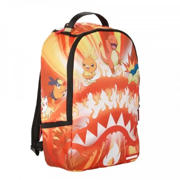 MOCHILA SPRAYGROUND POKEMON FIRE SHARK