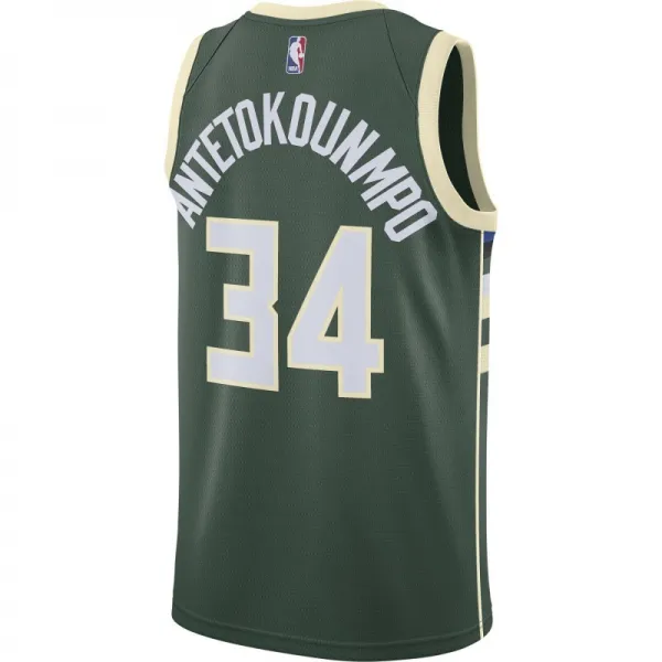 CAMISETA GIANNIS ANTETOKOUNMPO MILWAKEE BUCKS SWINGMAN VERDE