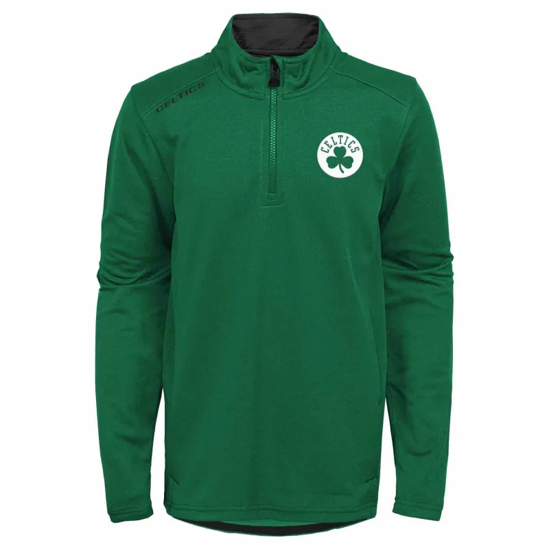 CUBRE BOSTON CELTICS UNLOCK 1/4 ZIP