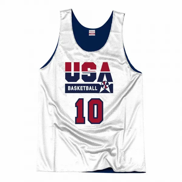 CAMISETA CLYDE DREXLER ALL STAR USA BASKETBALL PRACTICE REVERSIBLE