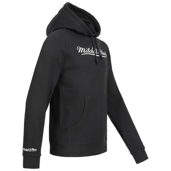 SUDADERA SCRIPT HOODY MITCHELL AND NESS LOGO