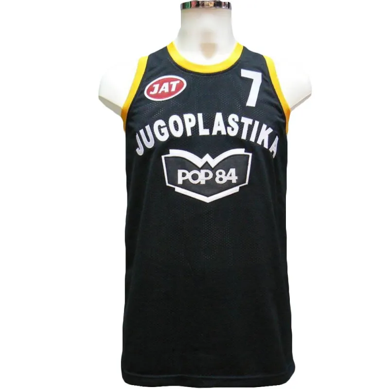 CAMISETA JUGOPLASTIKA POP 84 - TONI KUKOC NEGRA