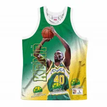 CAMISETA SHAWN KEMP BEHIND THE BACK SEATTLE SUPERSONICS  - MITCHELL NESS