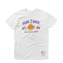 CAMISETA LAKERS "BACK 2 BACK" - MITCHELL & NESS