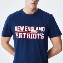 CAMISETA NEW ERA NFL NEW ENGLAND PATRIOTS "STACKED WORDMARK"