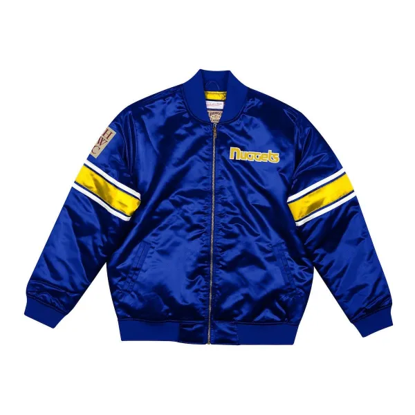 CHAQUETA MITCHELL AND NESS DENVER NUGGETS "HEAVYWEIGHT SATIN JACKET"