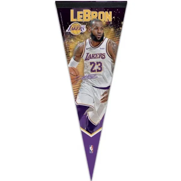 BANDERIN LEBRON JAMES - LAKERS PREMIUM PENNANT