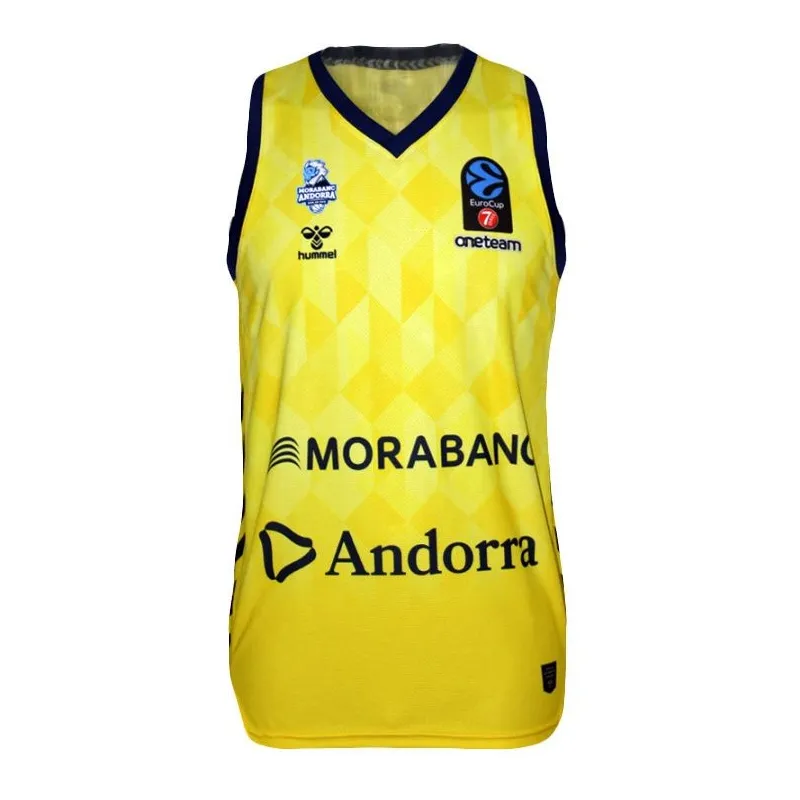 CAMISETA MORABANC ANDORRA HUMMELL EUROCUP 2020-21 AMARILLA