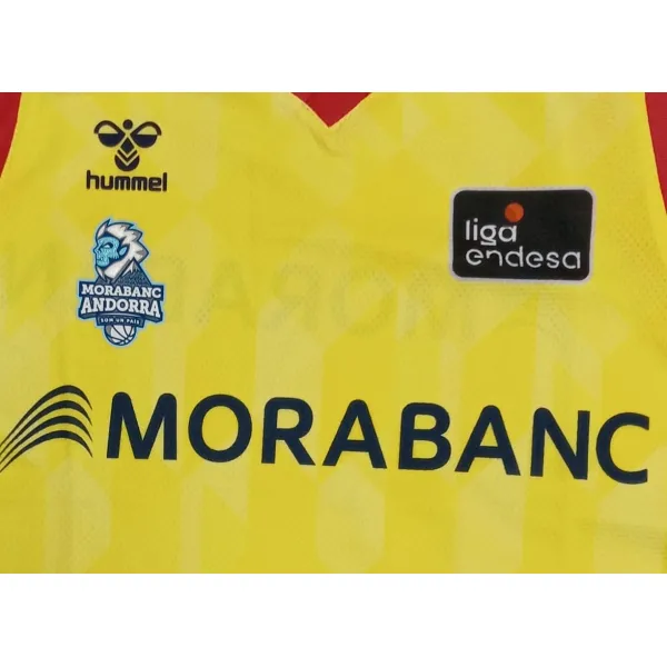 CAMISETA MORABANC ANDORRA HUMMELL 2020-21 AMARILLA