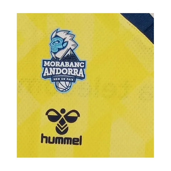 CAMISETA MORABANC ANDORRA HUMMELL EUROCUP 2020-21 AMARILLA