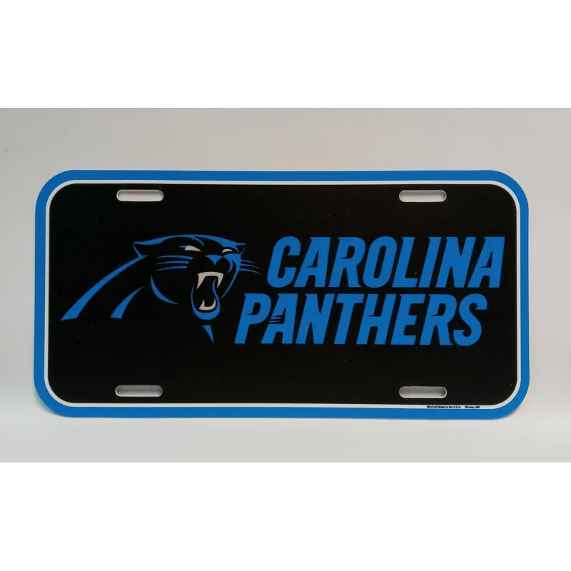 PLACA CAROLINA PANTHERS