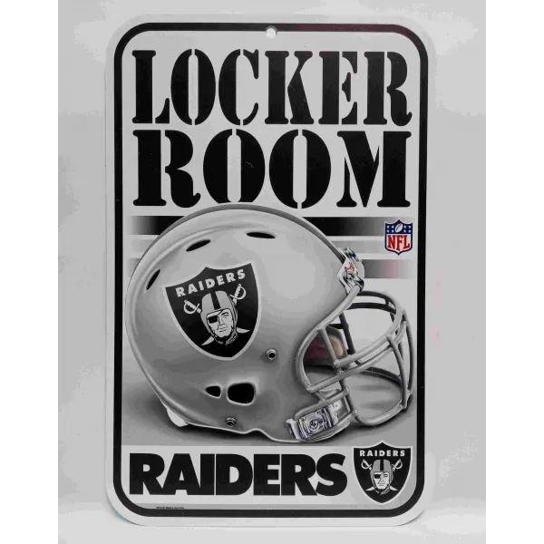 PLACA VESTUARIO OAKLAND RAIDERS