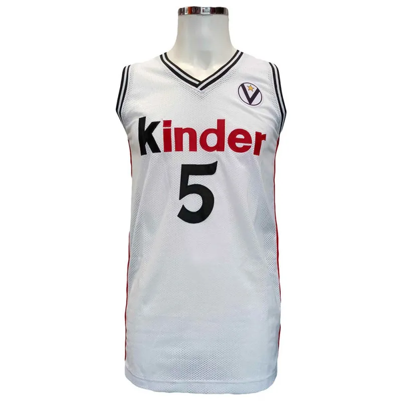 CAMISETA PEDRAG DANILOVIC - KINDER BOLONIA BLANCO