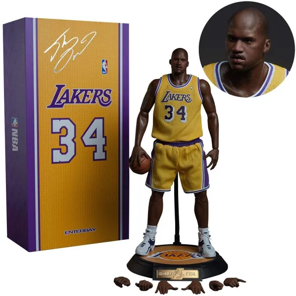 FIGURA ENTERBAY - SHAQUILLE O´NEAL  1/6 LAKERS MASTERPIECE