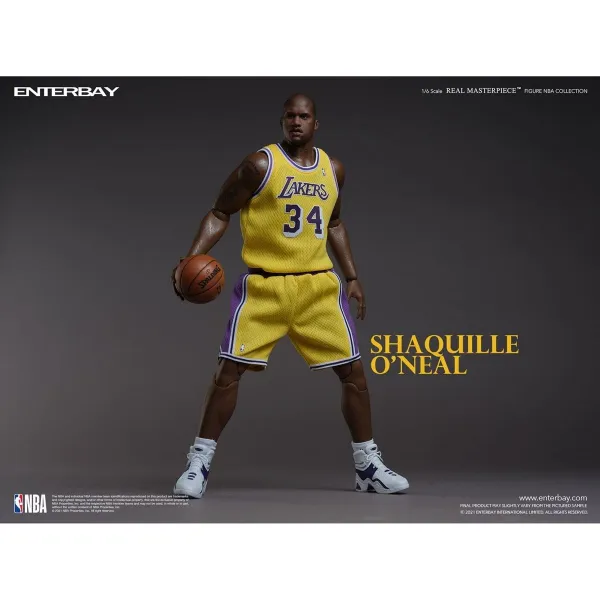 FIGURA ENTERBAY - SHAQUILLE O´NEAL 1/6 LAKERS MASTERPIECE