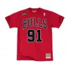 Camiseta Dennis Rodman Chicago Bulls Mitchell & Ness N&N roja