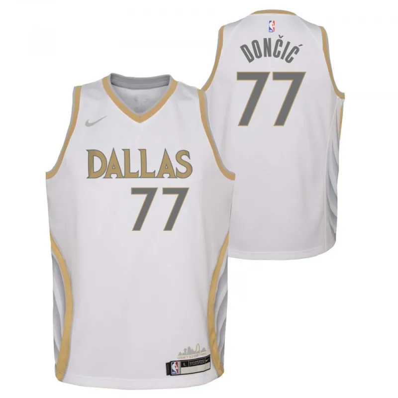 CAMISETA LUKA DONCIC DALLAS MAVERICKS "CITY EDITION" SWINGMAN JUNIOR