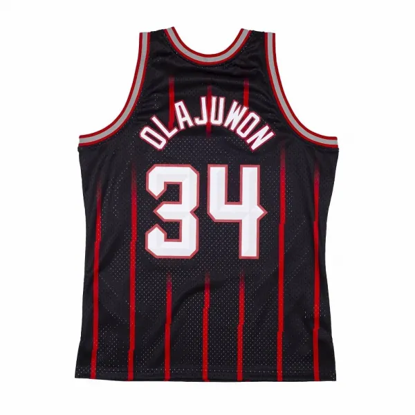 CAMISETA HAKEEM OLAJUWON - ROCKETS - HARDWOOD CLASSICS RELOAD SWINGMAN- NEGRA