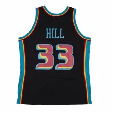 CAMISETA GRANT HILL DETROIT PISTONS - RELOAD SWINGMAN NEGRA