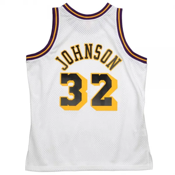 CAMISETA MAGIC JOHNSON - LAKERS - HARDWOOD CLASSICS RELOAD SWINGMAN, BLANCA