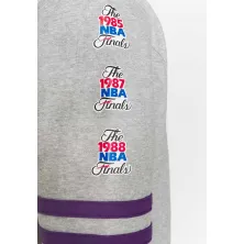 SUDADERA LAKERS "ALL OVER PRINT FLEECE CREW" MITCHELL AND NESS