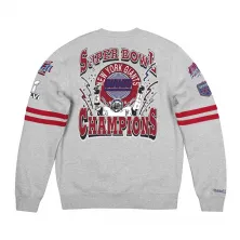 SUDADERA NEW YORK GIANTS "ALL OVER PRINT FLEECE CREW" MITCHELL AND NESS