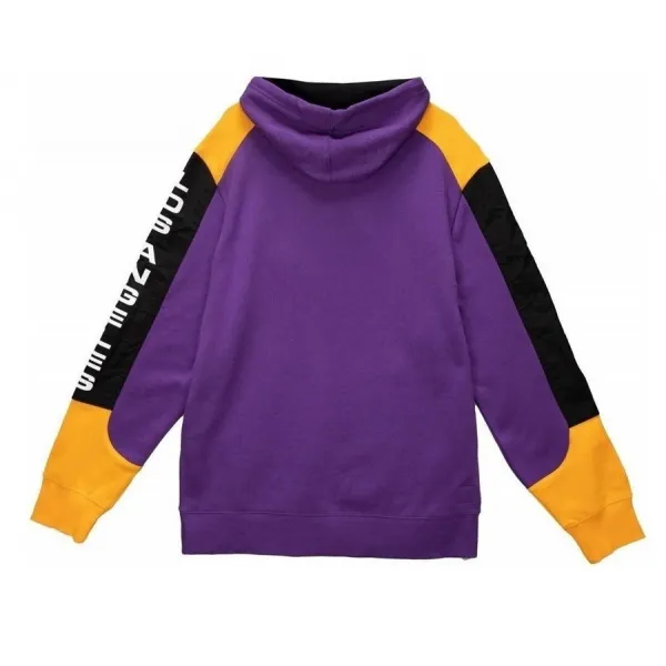 SUDADERA LOS ANGELES LAKERS "FUSION FLEECE HOODIE" MITCHELL AND NESS