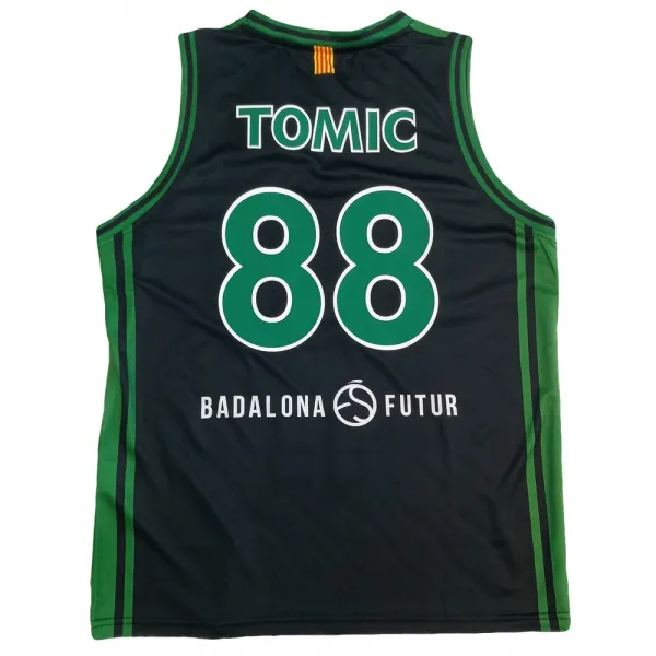 CAMISETA ANTE TOMIC - JOVENTUT BADALONA SPALDING ACB 2021 VERDINEGRA