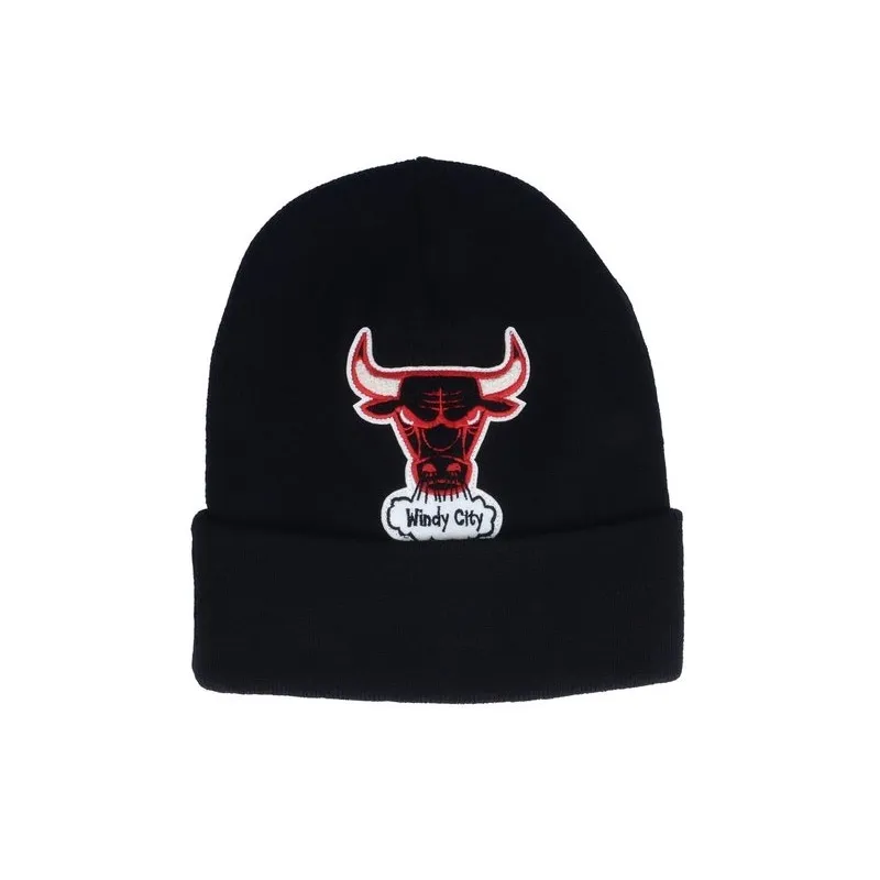 GORRO CHICAGO BULLS MITCHELL & NESS "CHENILLE LOGO CUFF "