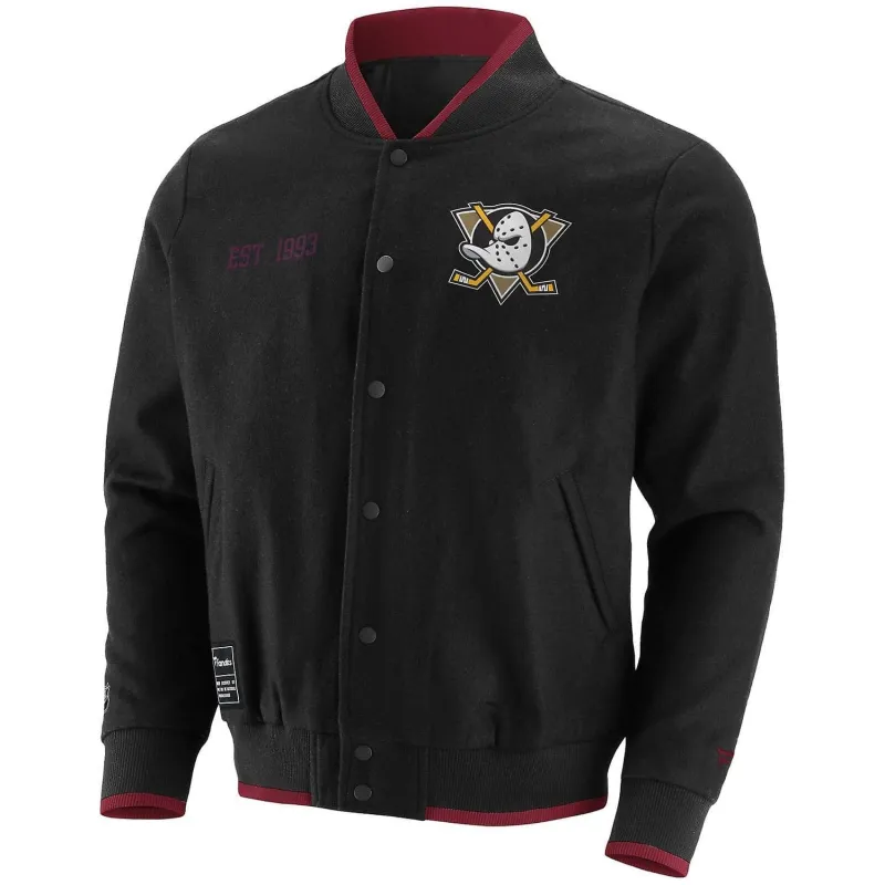 CHAQUETA ANAHEIM DUCKS "LETTERMAN TEAM JACKET"