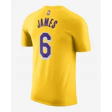 CAMISETA LEBRON JAMES NIKE ICON EDITION "NAME AND NUMBER" LAKERS