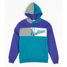 SUDADERA MITCHELL AND NESS " NBA COLOR BLOCKED UTAH JAZZ "