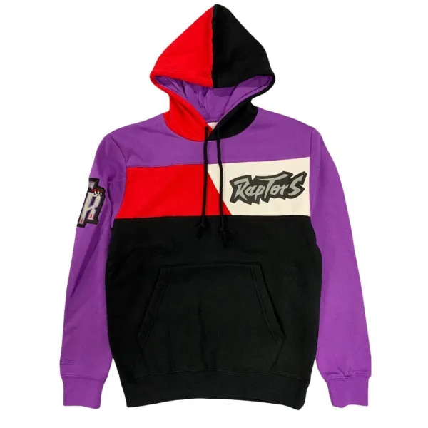 SUDADERA MITCHELL AND NESS " NBA COLOR BLOCKED RAPTORS "