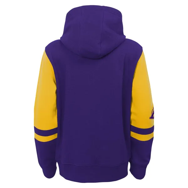 SUDADERA LAKERS FULL ZIP FLEECE - NIÑOS