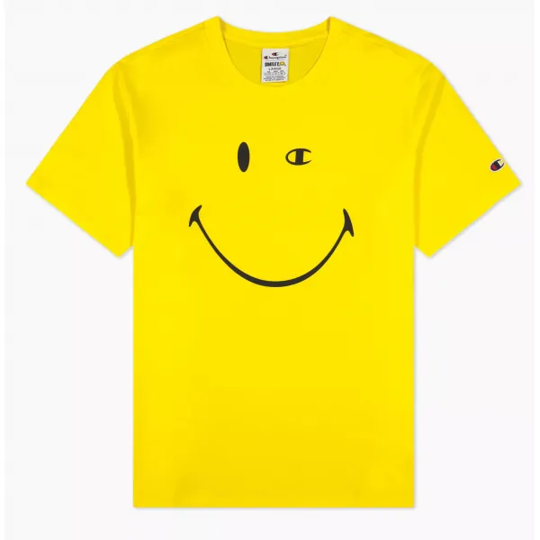 CAMISETA CHAMPION X "SMILE" AMARILLA