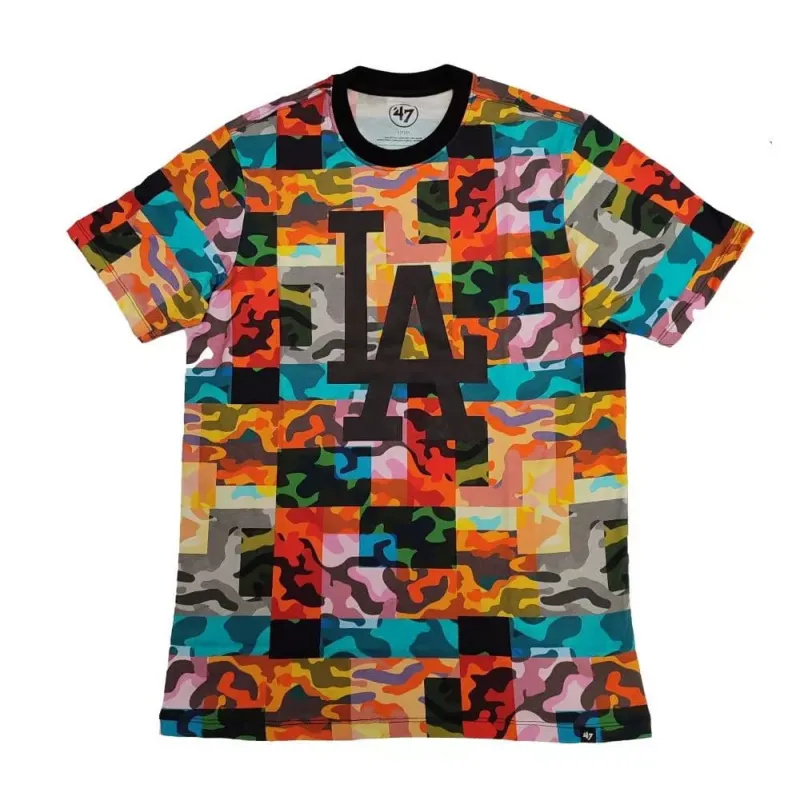 CAMISETA LOS ANGELES DODGERS MLB "PSYCHEDELIC CAMO" - 47 BRAND