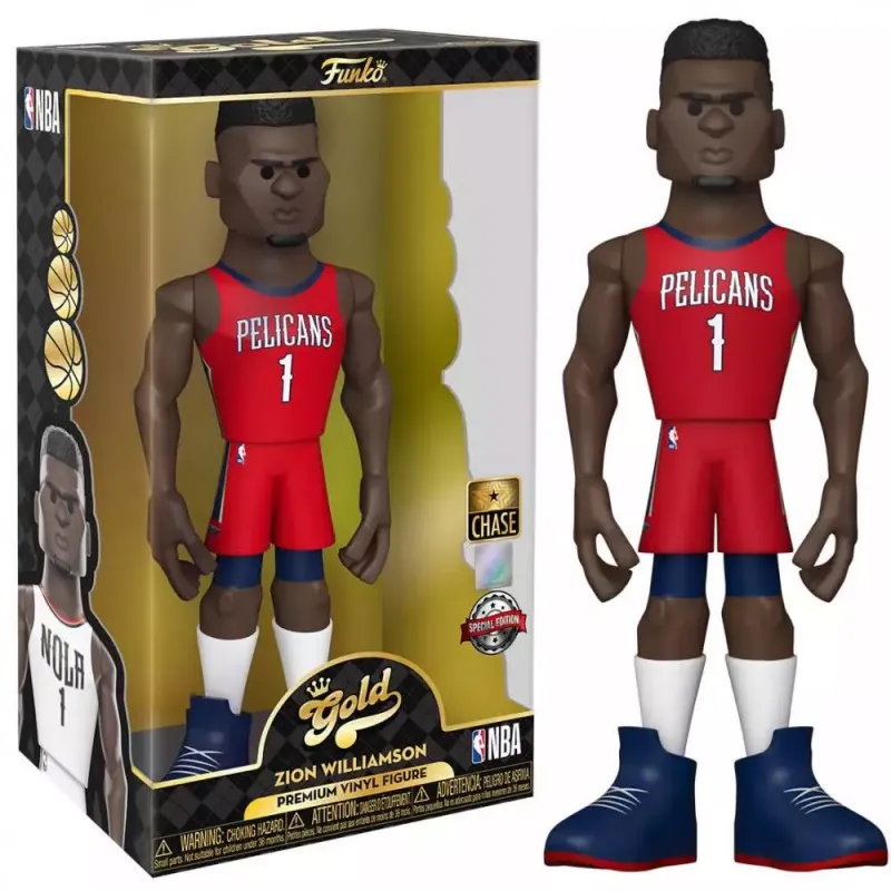 FUNKO VINYL GOLD NBA ZION WILLIAMSON - PELICANS (HOME) CHASE