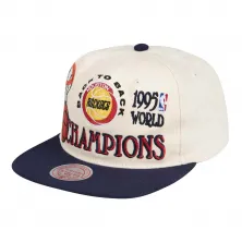 GORRA HOUSTON ROCKETS BACK TO BACK  1995 CHAMPIONS - MITCHELL AND NESS