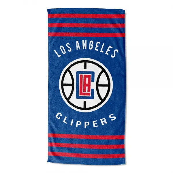 TOALLA NBA LOS ANGELES CLIPPERS - LOGO STRIPES