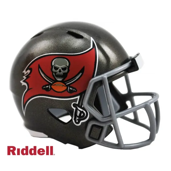 Mini casco Ridell NFL de los Tampa Buccaners