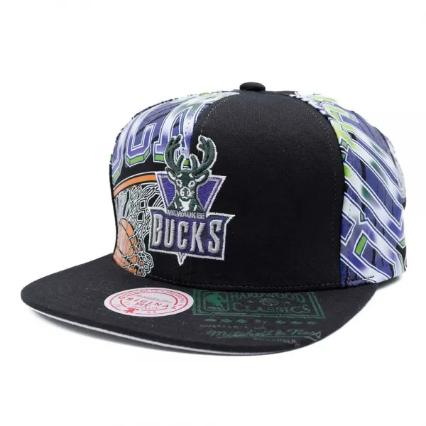 GORRA MILWAUKEE BUCKS NBA SHIRT REMIX - MITCHELL AND NESS