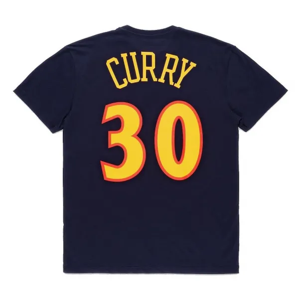 Camiseta Stephen Curry N&N Golden State Warriors NBA vista trasera