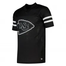 CAMISETA KANSAS CITY CHIEFS - NFL MESH OUTLINE LOGO OVERSIZED NEW ERA -NEGRA