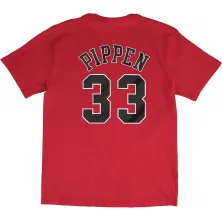 CAMISETA  SCOTTIE PIPPEN CHICAGO BULLS - NBA N&N TEE- ROJA