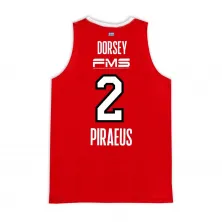 Camiseta Tyler Dorsey 2021-22 Euroliga Olympiacos vista trasera