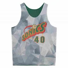 CAMISETA SHAWN KEMP REVERSIBLE SEATTLE SUPERSONICS MESH TANK